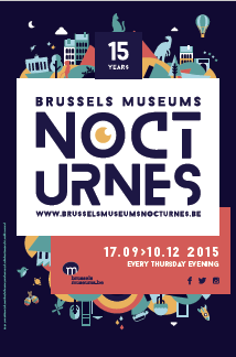 Poster of the Brussels Museums Nocturnes